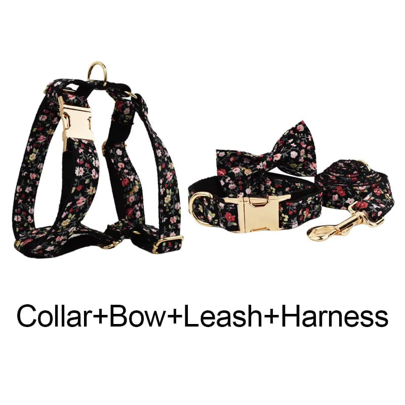 Midnight Blossom Floral Set