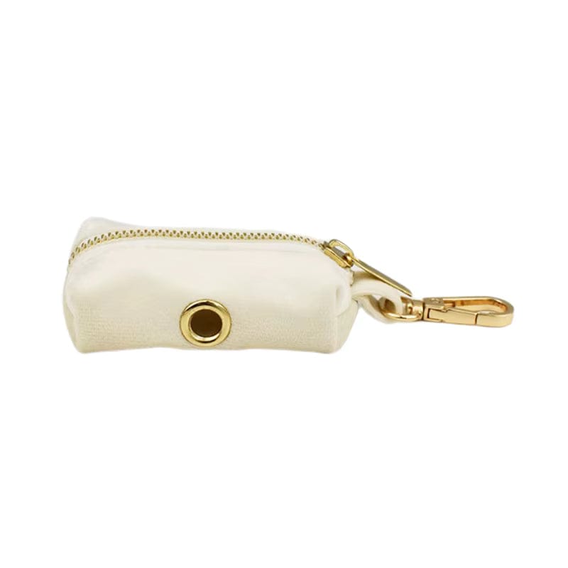 Ensemble classique personnalisé en velours blanc laiteux
