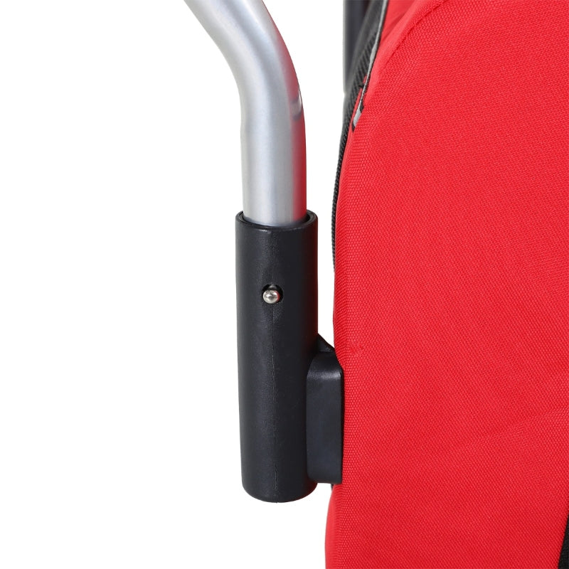 Remolque de bicicleta para perros con suspensión