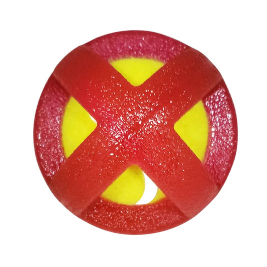 TPR-Coated Agility Tennis Ball Dog Toy – Durable & Pet-Safe