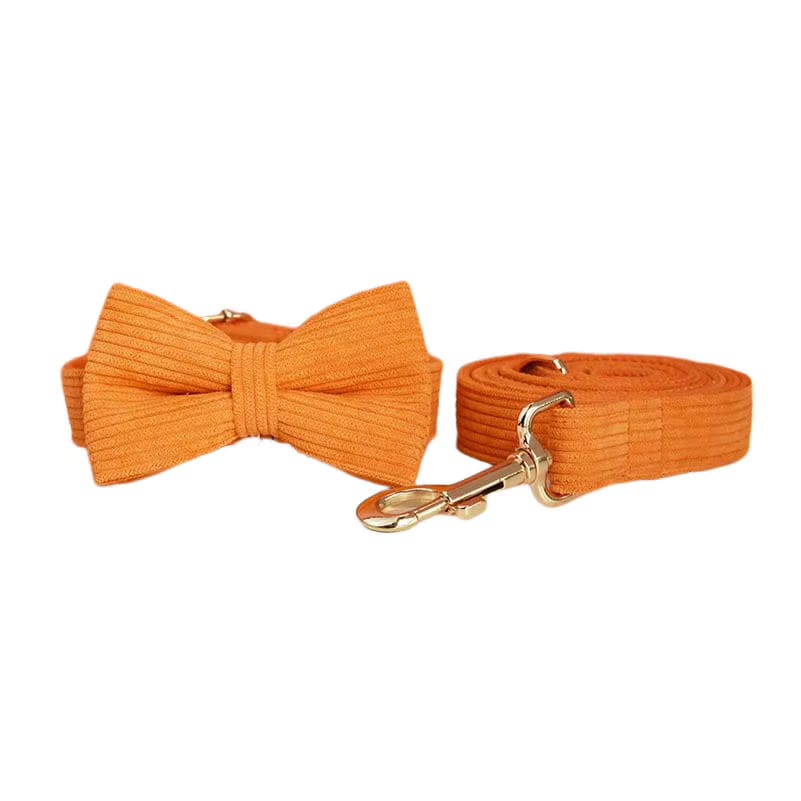Conjunto clásico de pana naranja personalizado