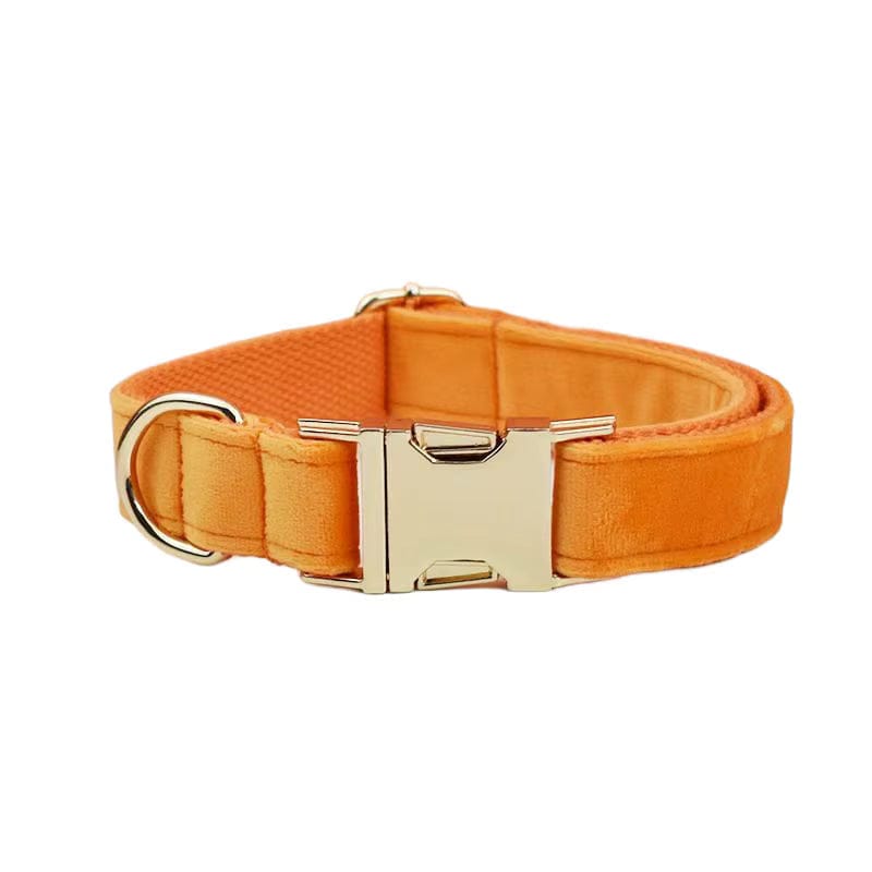 Ensemble classique personnalisé en velours orange