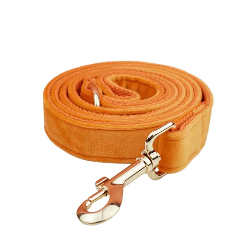 Ensemble classique personnalisé en velours orange