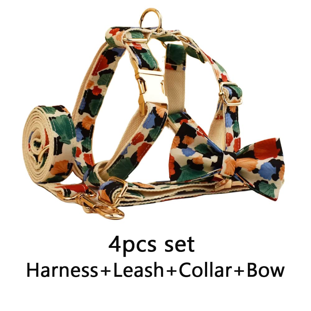 Conjunto clásico floral de pétalos pintados personalizados