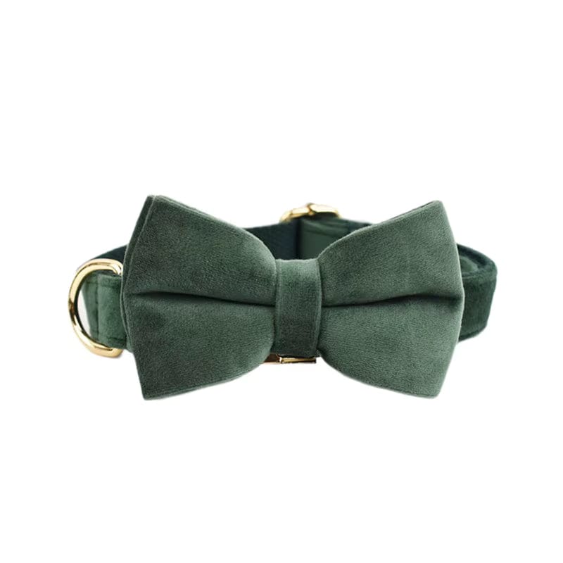 Ensemble classique personnalisé en velours vert foncé