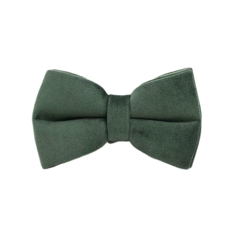 Ensemble classique personnalisé en velours vert foncé