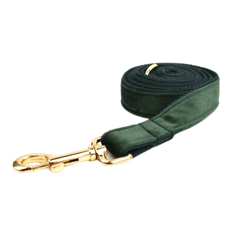 Ensemble classique personnalisé en velours vert foncé