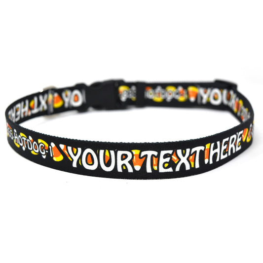 Collier pour chien personnalisé en forme de bonbon de maïs