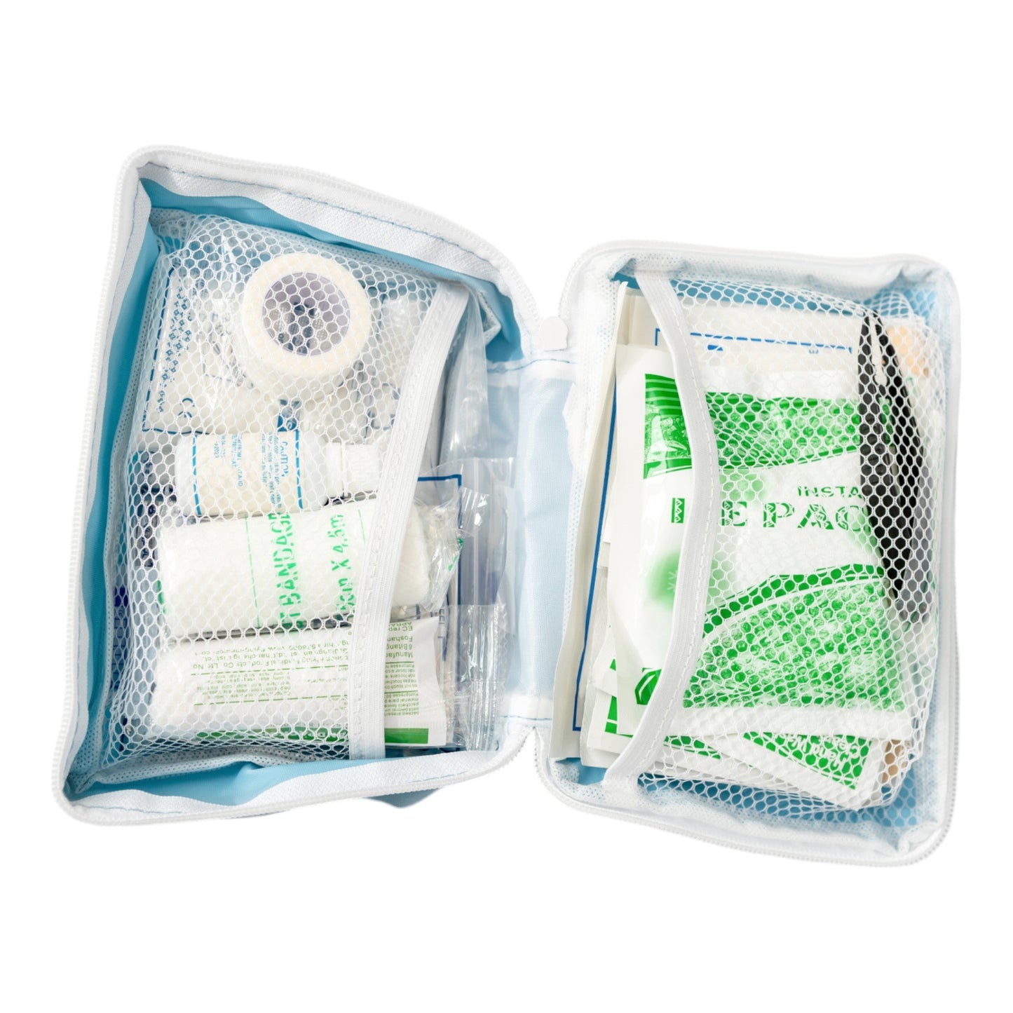 Kit de primeros auxilios para mascotas de Country Living, de 50 piezas, para emergencias, seguridad, aventuras y cuidado en movimiento.