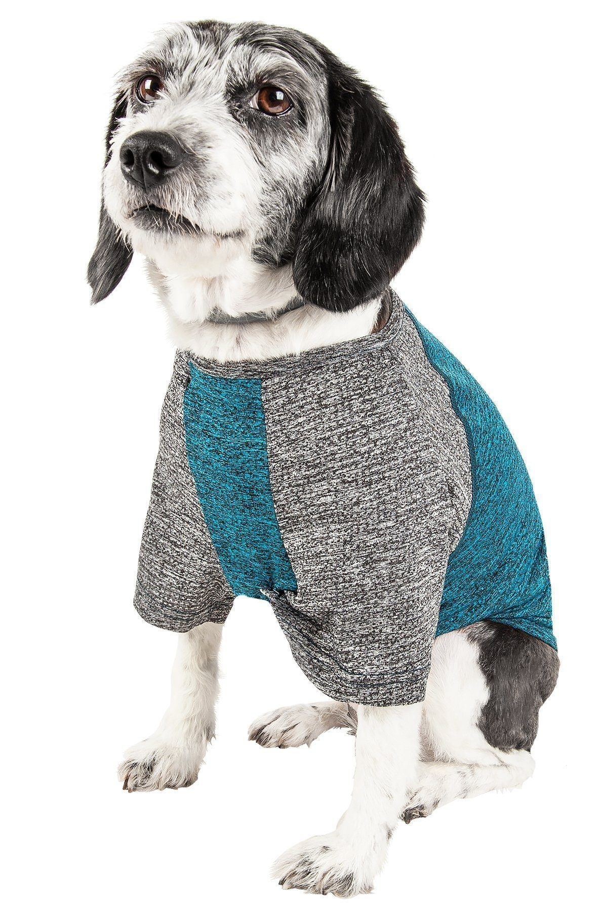 Pet Life ® Active 'Hybreed' 4-Way-Stretch Fitness Performance Dog T-Shirt