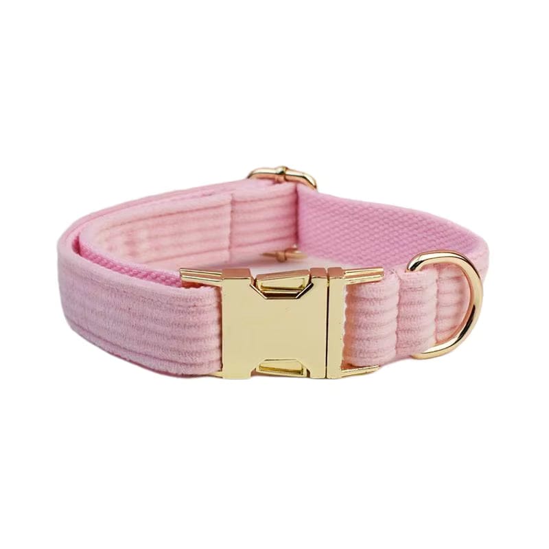 Ensemble classique en velours côtelé rose personnalisé