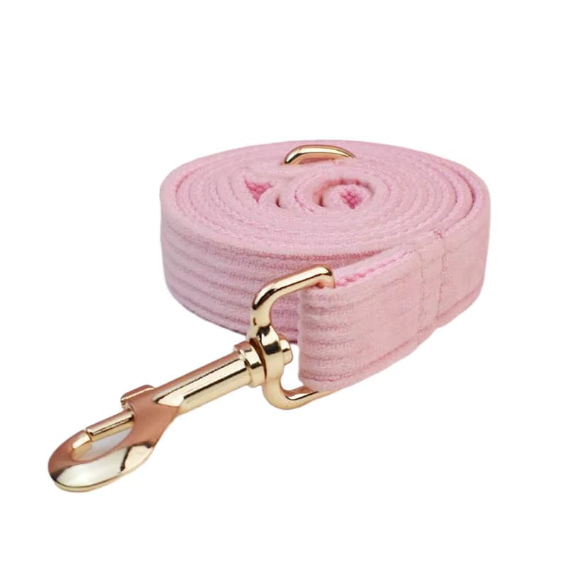 Ensemble classique en velours côtelé rose personnalisé