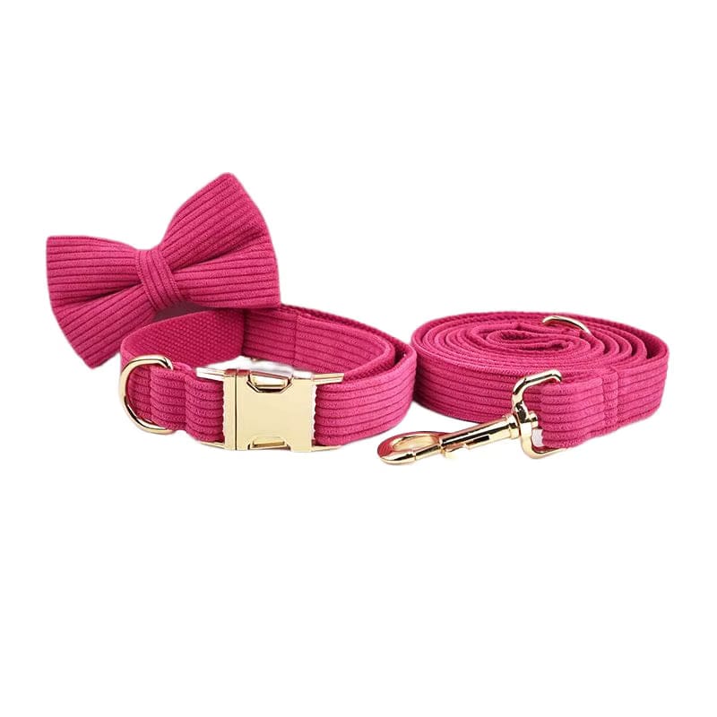 Conjunto clásico de pana roja personalizado