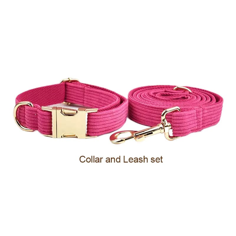 Conjunto clásico de pana roja personalizado
