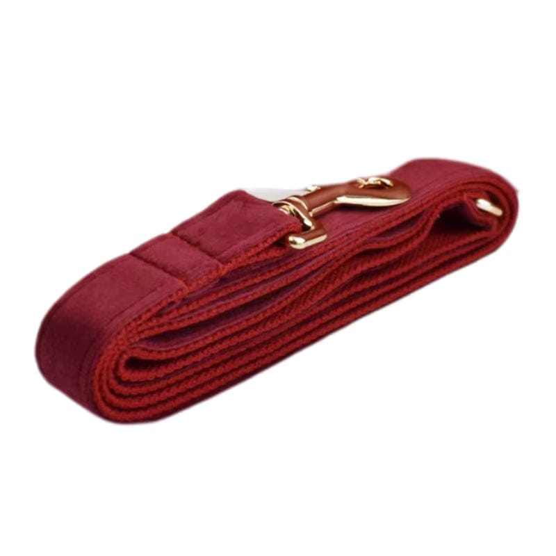 Conjunto clásico de terciopelo vino tinto personalizado