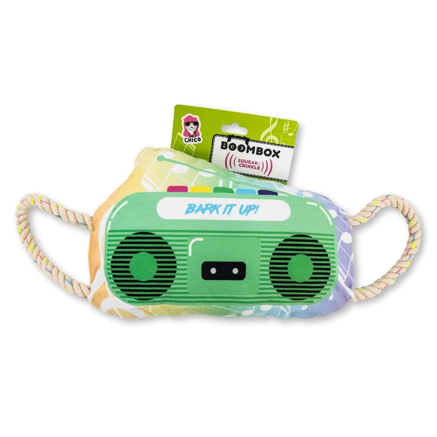 Peluche rétro pour chien – avec couineur et papier froissé pour des heures de jeu amusantes