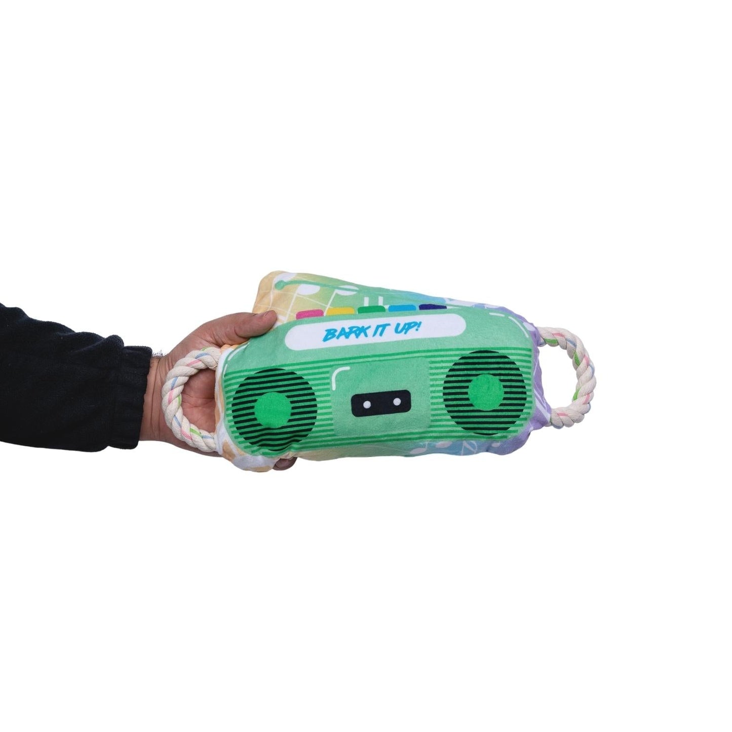 Peluche rétro pour chien – avec couineur et papier froissé pour des heures de jeu amusantes