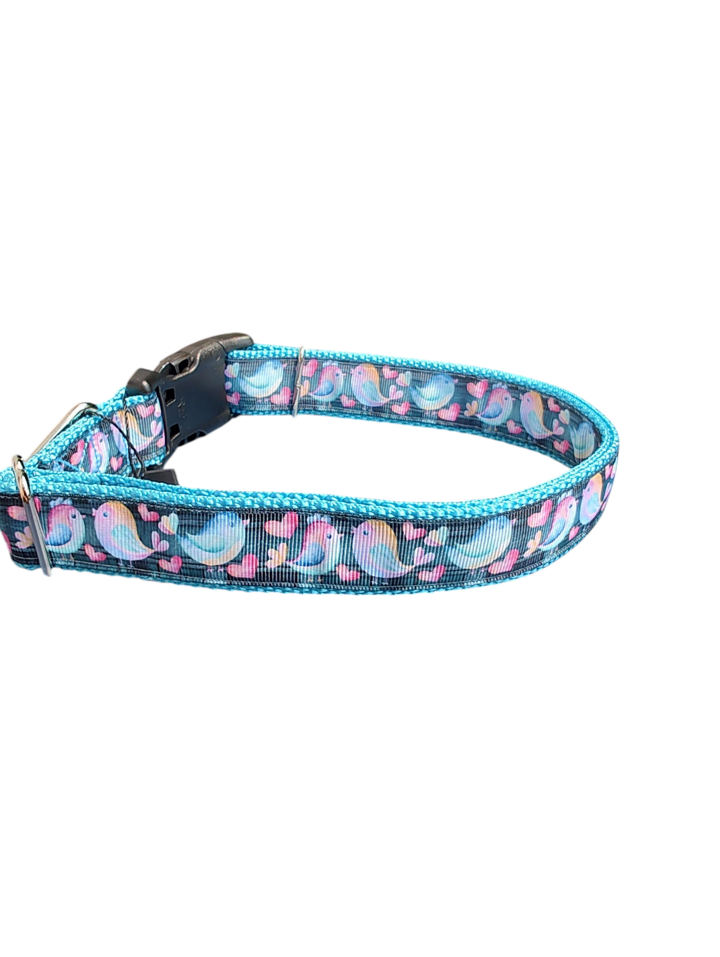 Collar de nailon para perros Love Birds