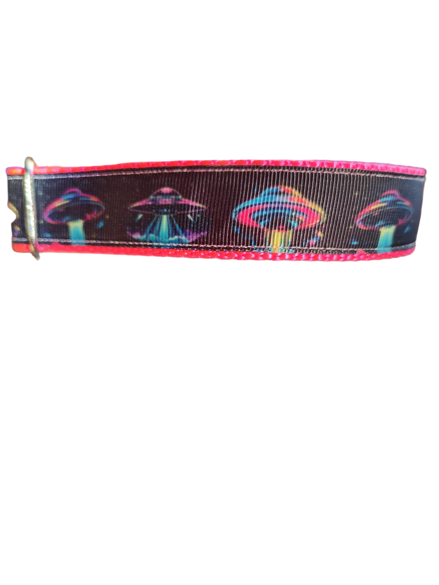 Collier pour chien en nylon néon OVNI