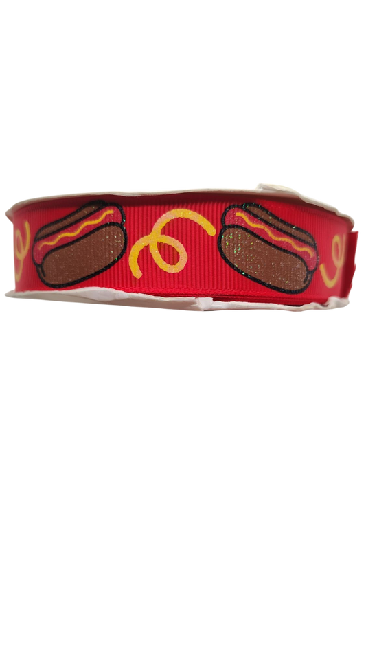 Hot Dogs Collier pour chien en nylon