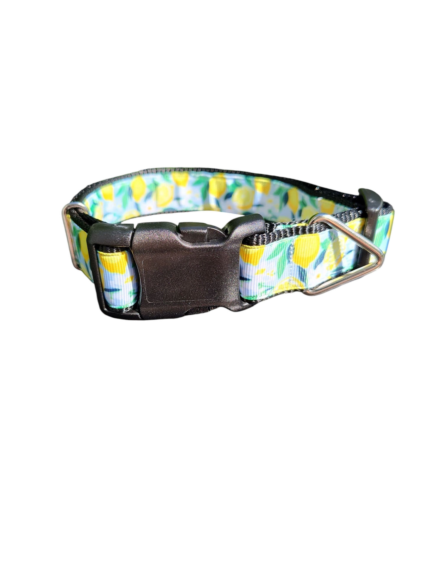 Collier pour chien en nylon à fleurs de citronnier
