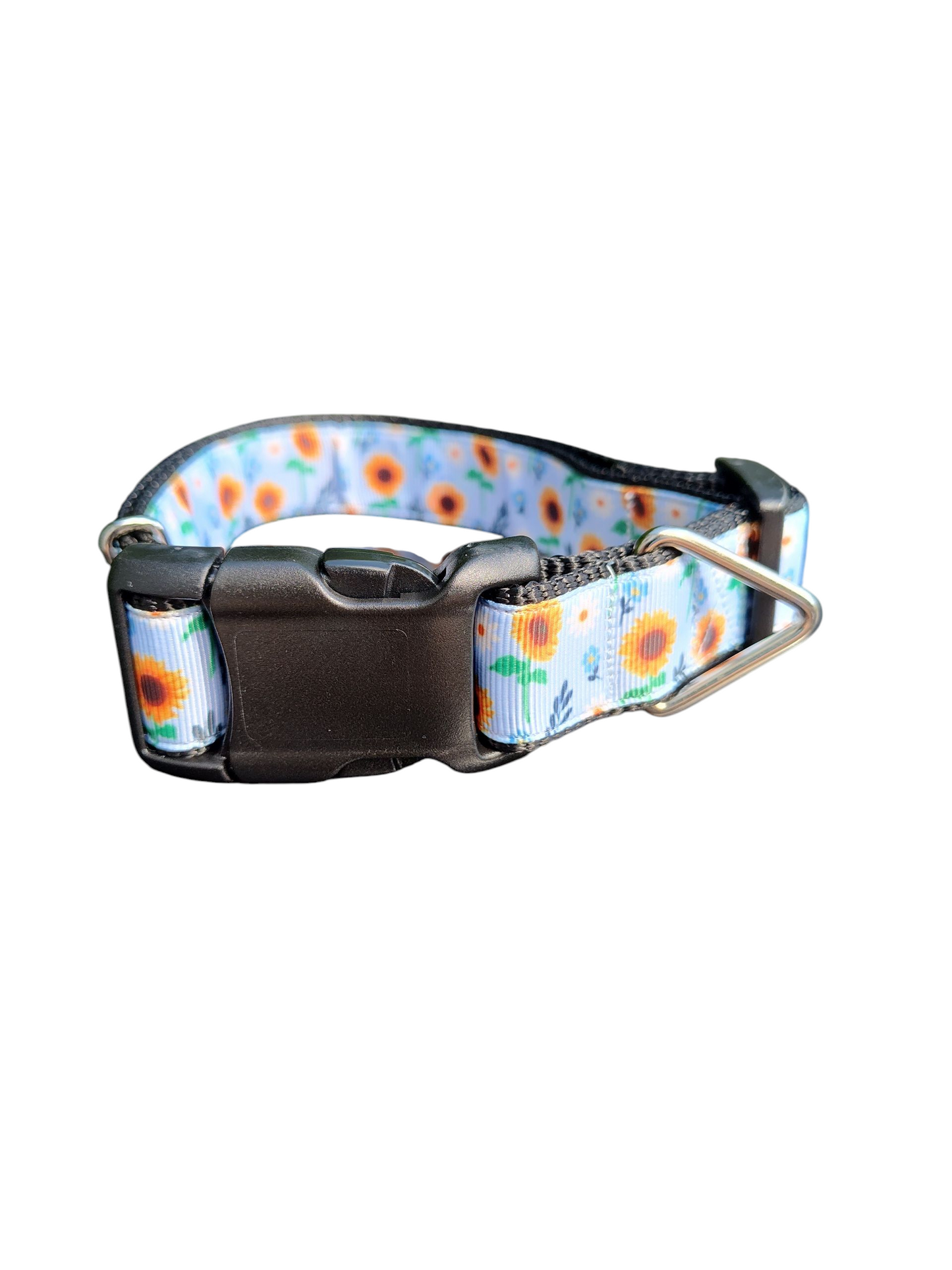 Collar de nailon para perro con bonitas flores
