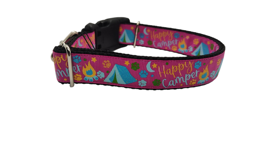 Collier pour chien en nylon Happy Camper