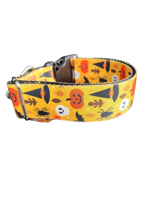 Collier pour chien en nylon « Nuit effrayante » de 3,8 cm de large