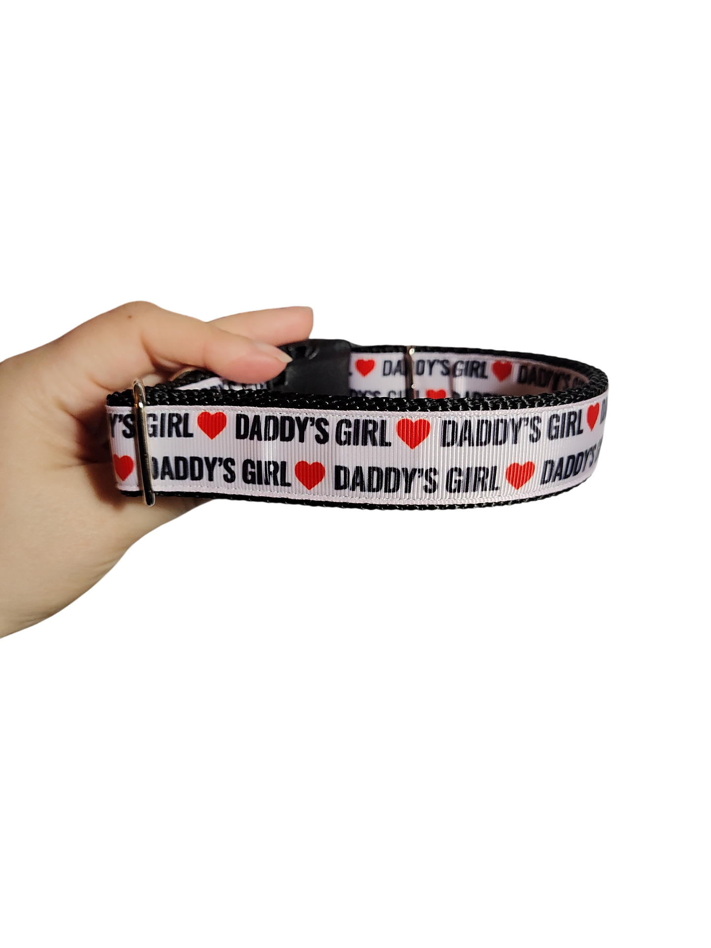 Collar de nailon para perro Daddy's Girl