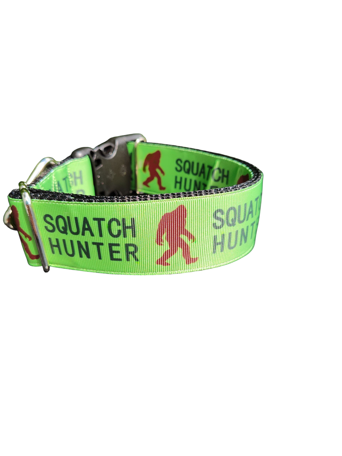 Collier pour chien Squatch Hunter en nylon de 3,8 cm de large