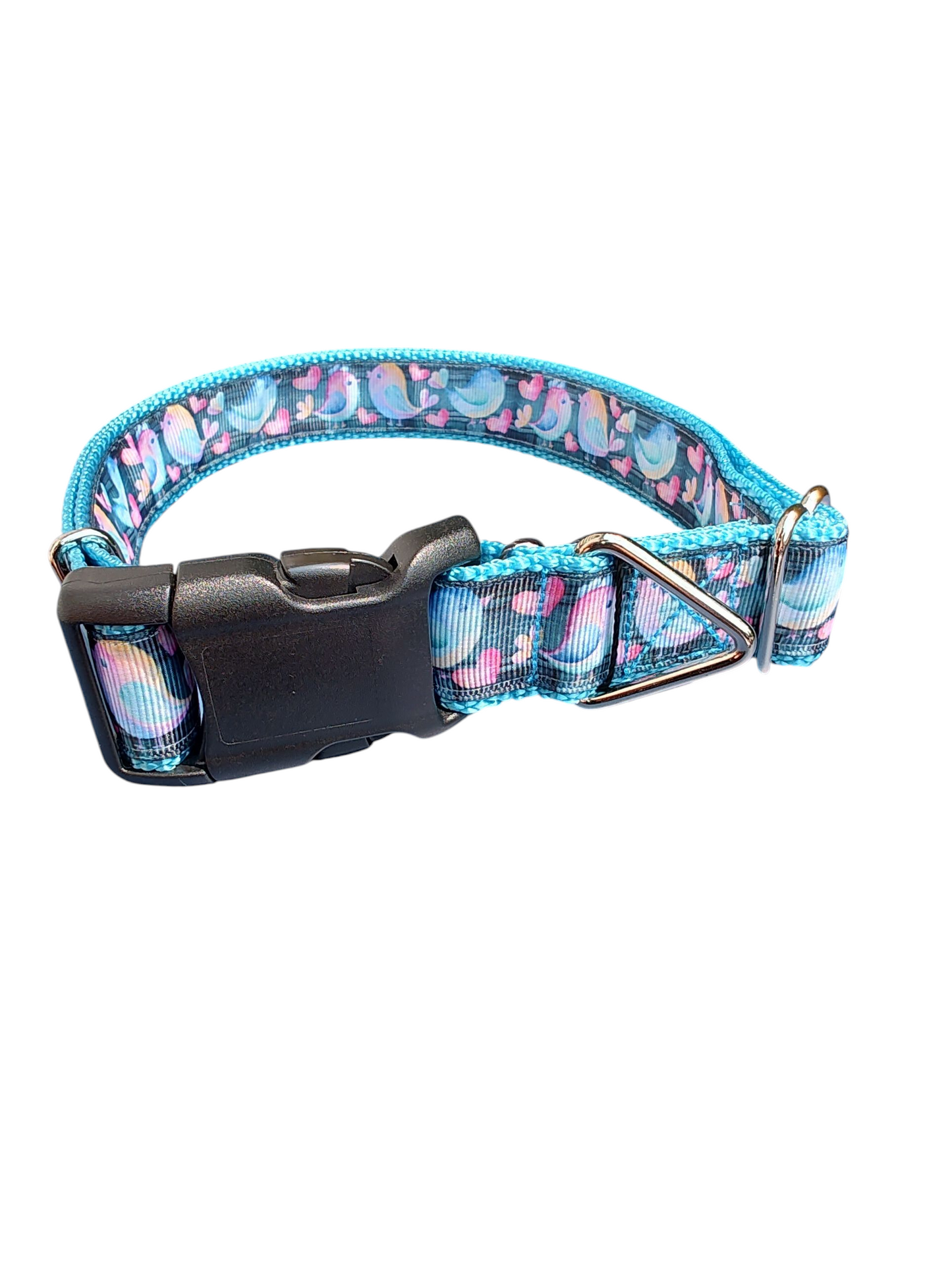 Collar de nailon para perros Love Birds