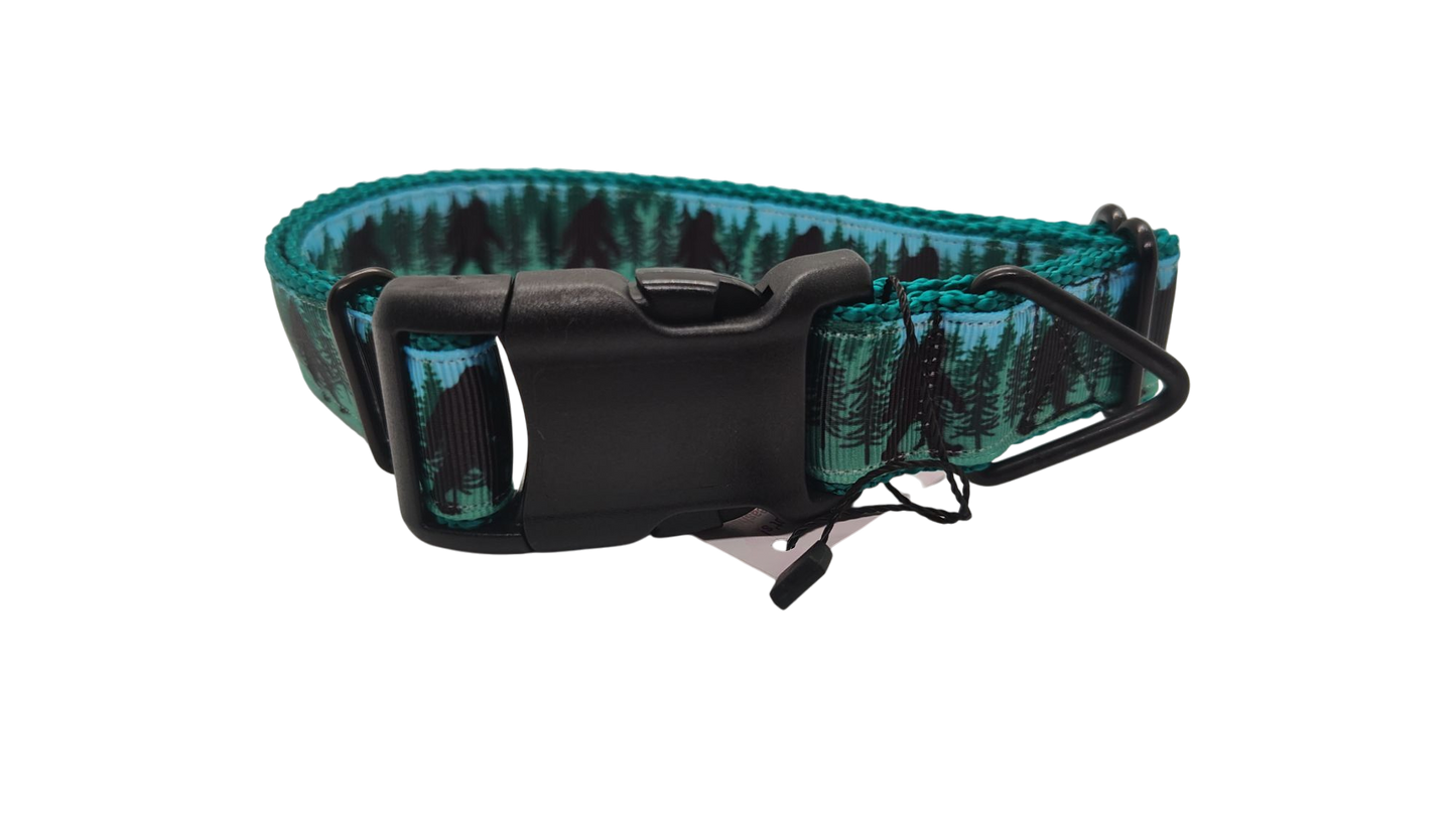 Collar de nailon para perros Bigfoot Forest
