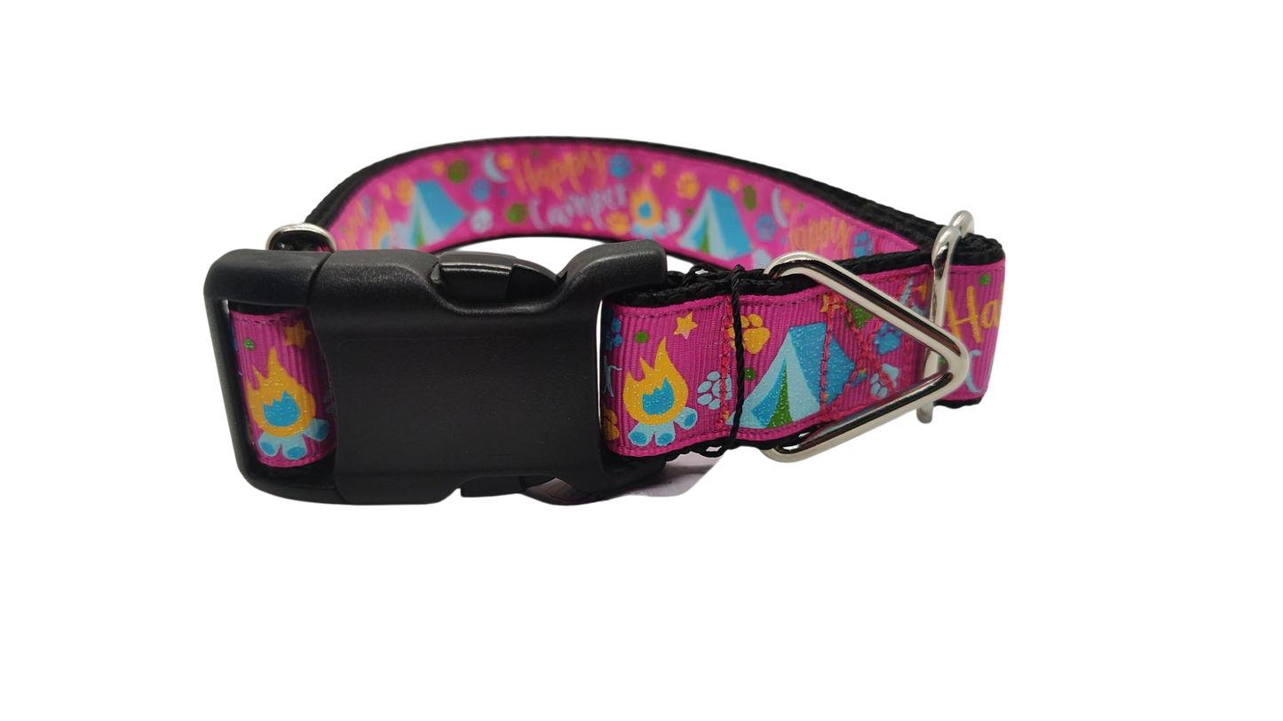 Collar de nailon para perros Happy Camper