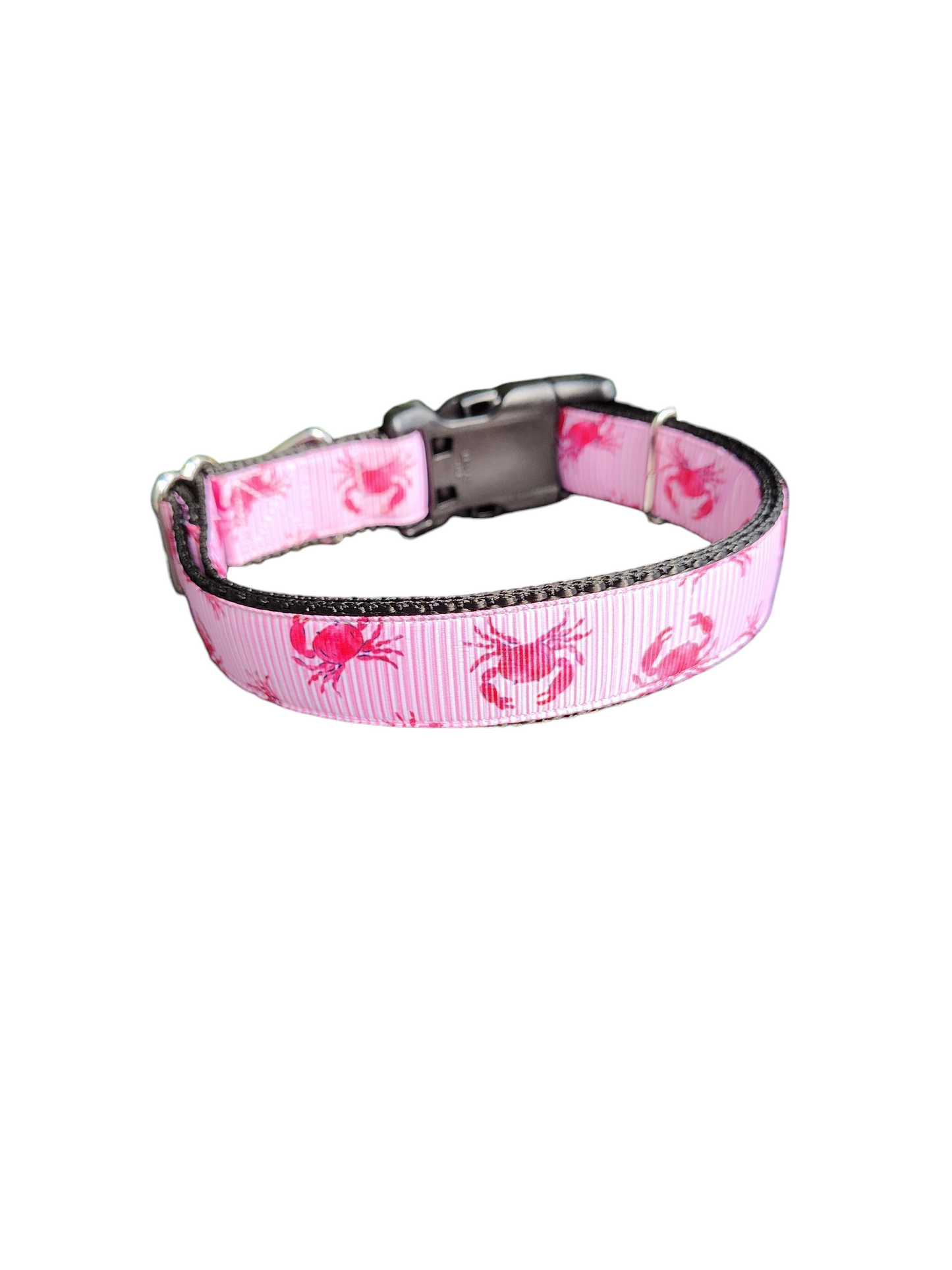 Collar de nailon para perros Red Crabs