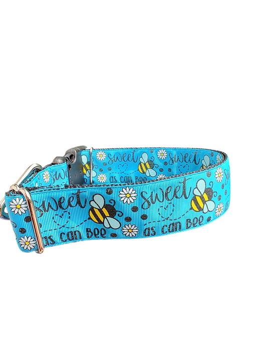 Collier pour chien en nylon Sweet As Can Bee de 3,8 cm de large