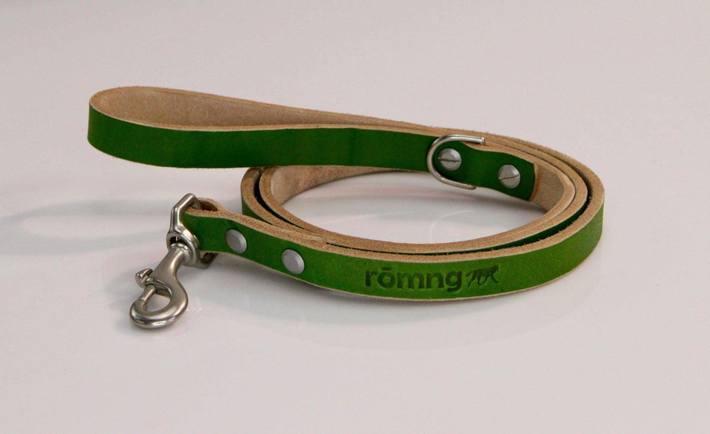 laisse pour chien en cuir faite à la main