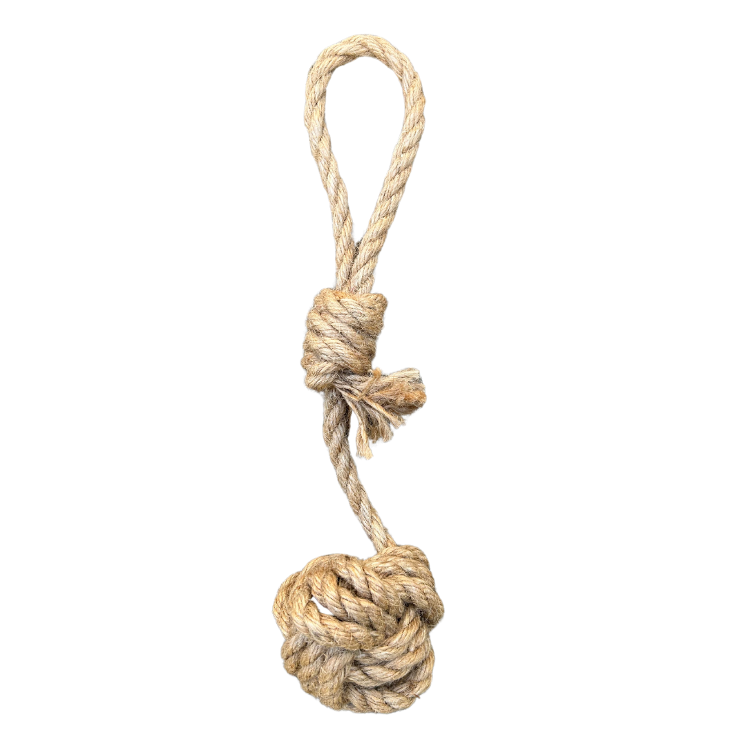Juguete de cuerda de cáñamo para tirar de perros