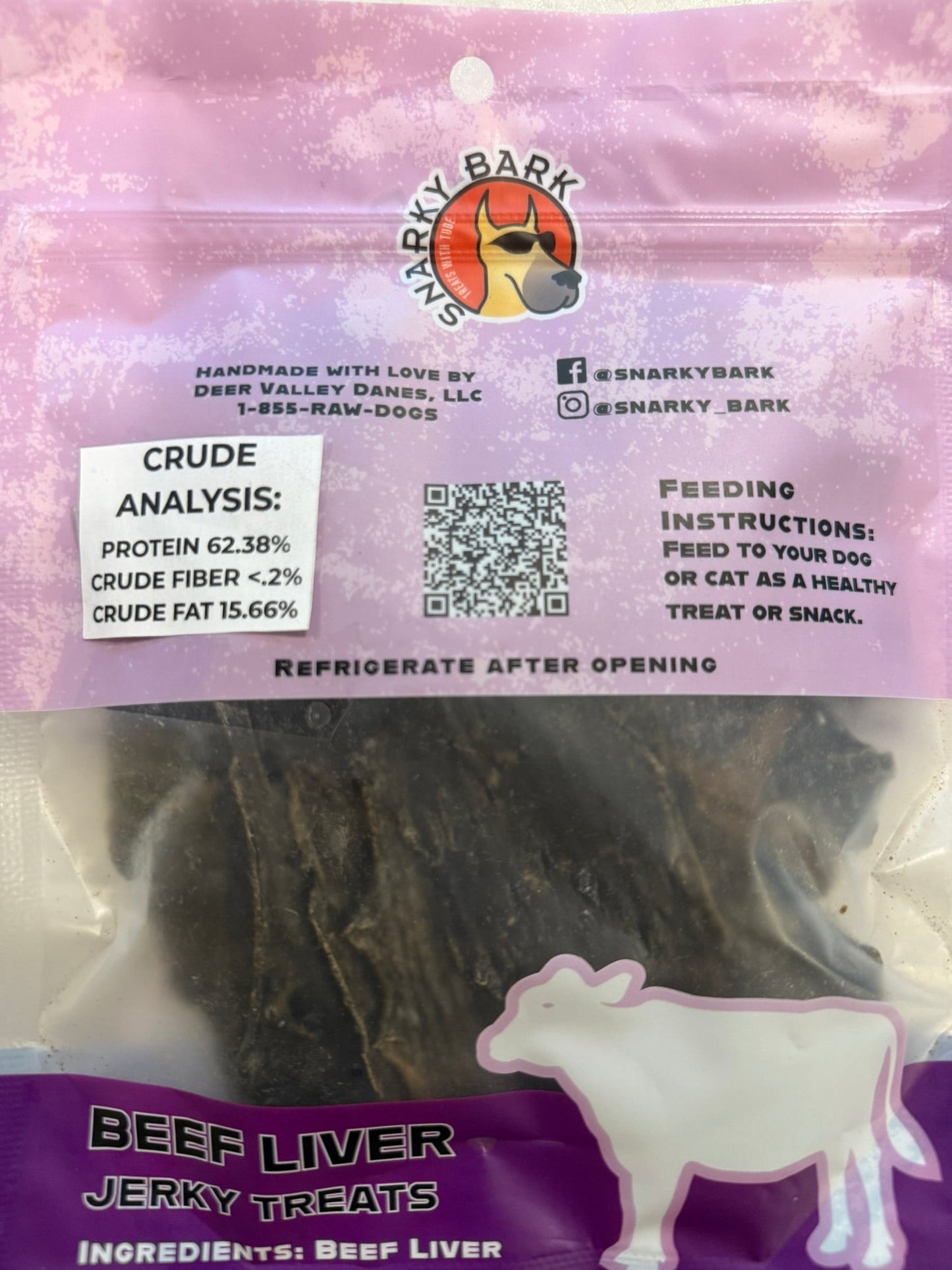 Cecina de hígado de res Snarky Bark