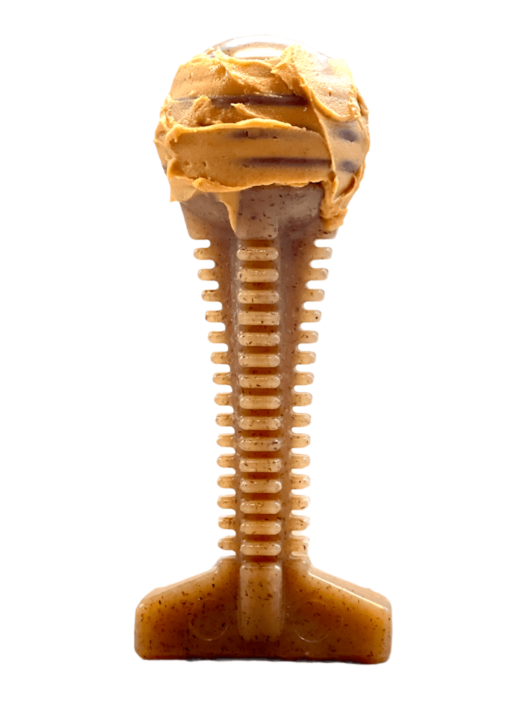 Honey Bone Dental Tower Nylon Chew Toy for Aggressive Chewers | USA Made
