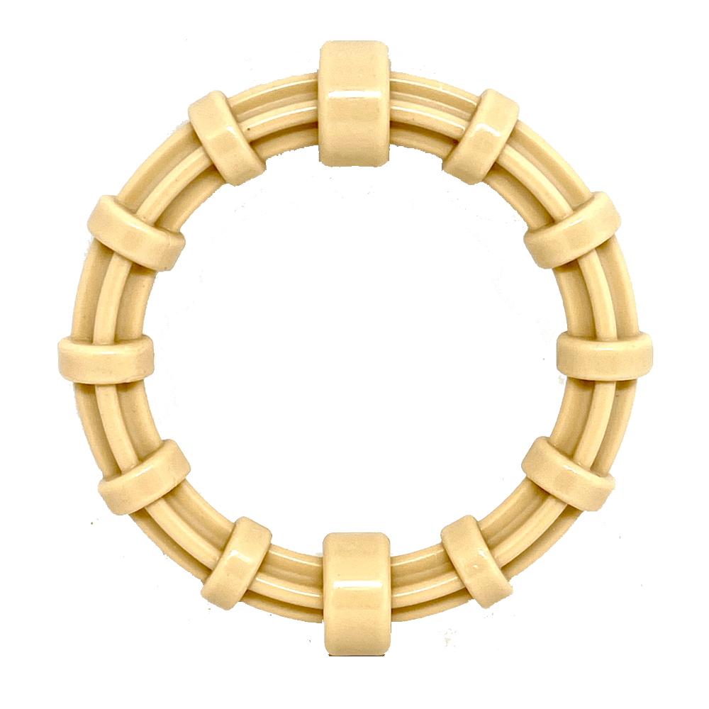 Chicken Flavored Teething Ring for Puppies & Aggressive Chewers | USA Made