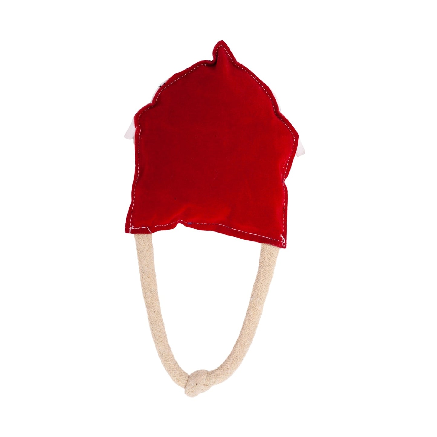 Juguete masticable para perros Country Living de piel sintética con diseño de granero rojo: seguro, duradero y no tóxico.