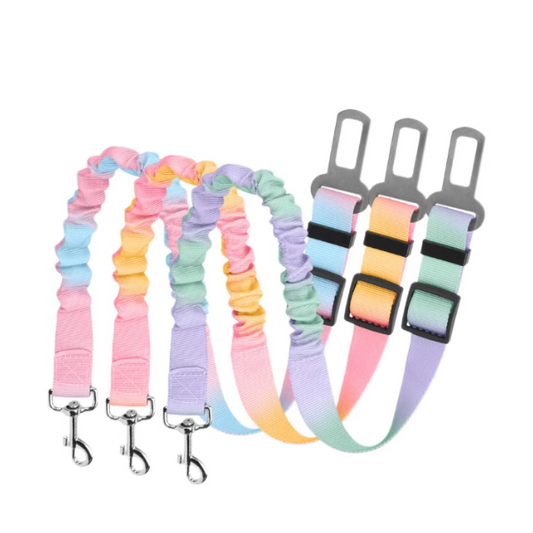 Ceinture de sécurité auto réglable pour animaux de compagnie Milou &amp; Lumi