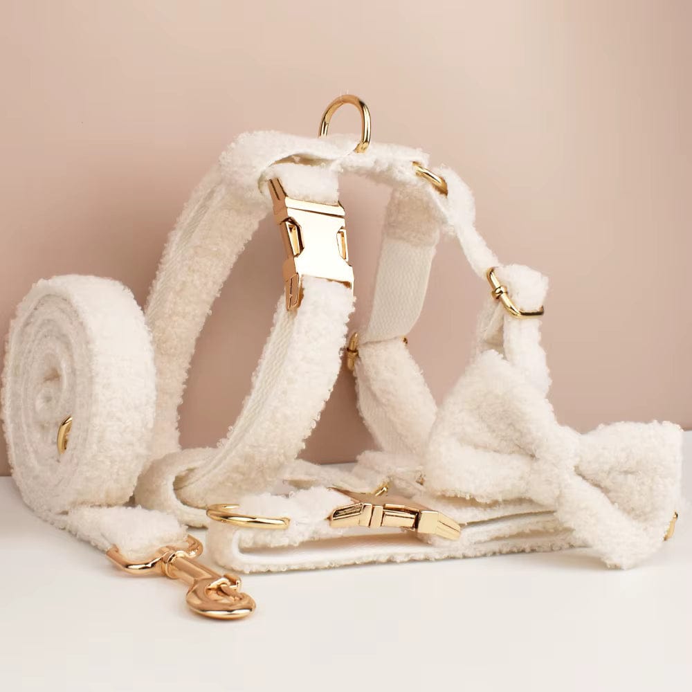 Ensemble classique en ours en peluche de mariage personnalisé tricoté à la main
