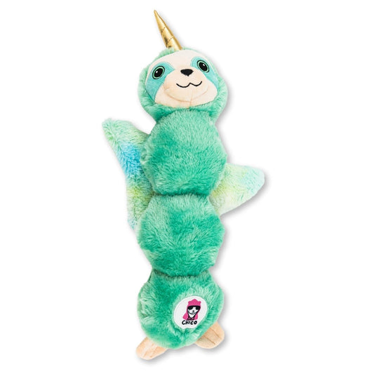 Peluche Paresseux Ailé ​​Mystique Menthe – avec couineur et papier froissé pour des heures de jeu amusant